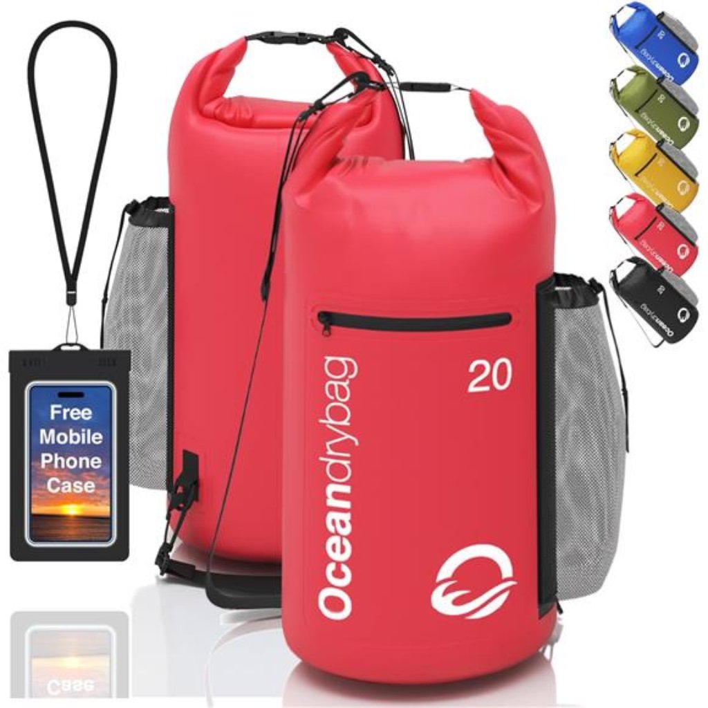 Waterproof Dry Bag Backpack - Floating Dry Sack Portable For Kayaking, Beach